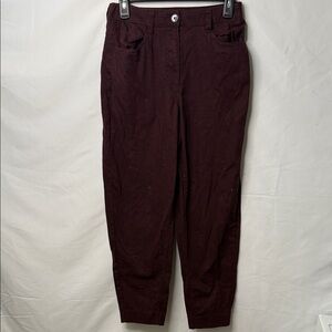 Frank and Oat purple brown fall color straight leg jeans sz 4